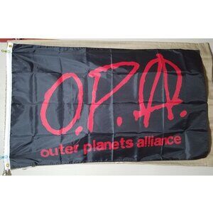 OPA Outer Planets Alliance The Expanse 3'x5' Horizontal Flag Banner O.P.A. Mars